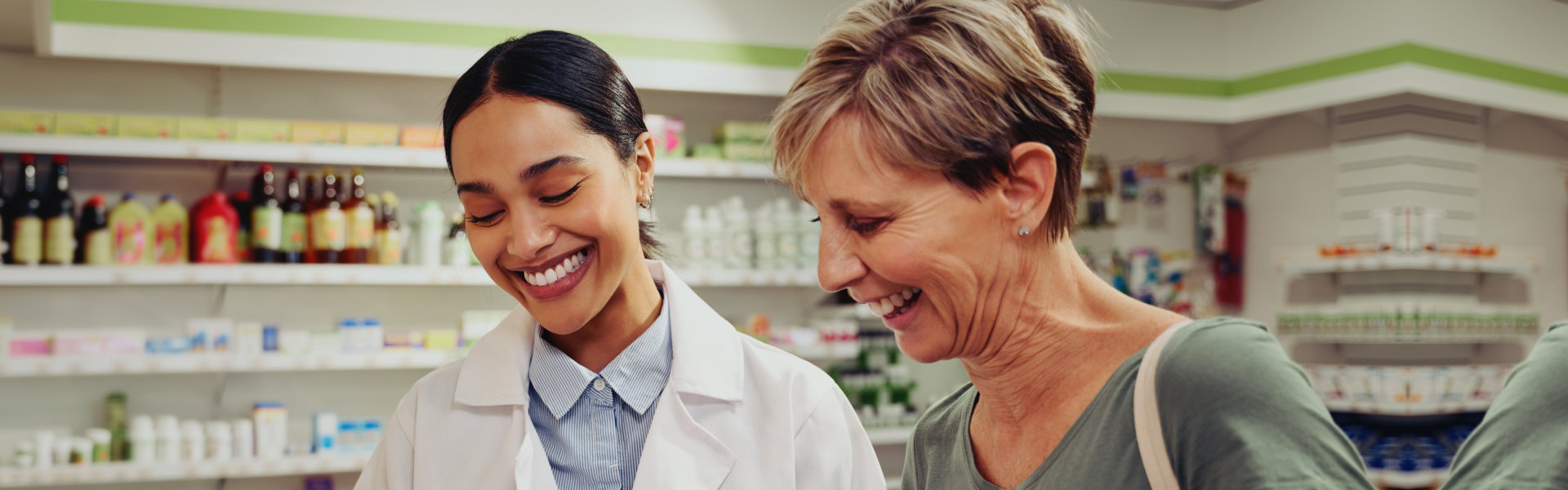 pharmacist smiling