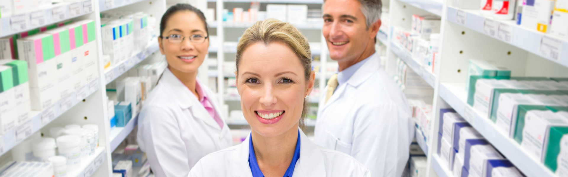 pharmacist smiling