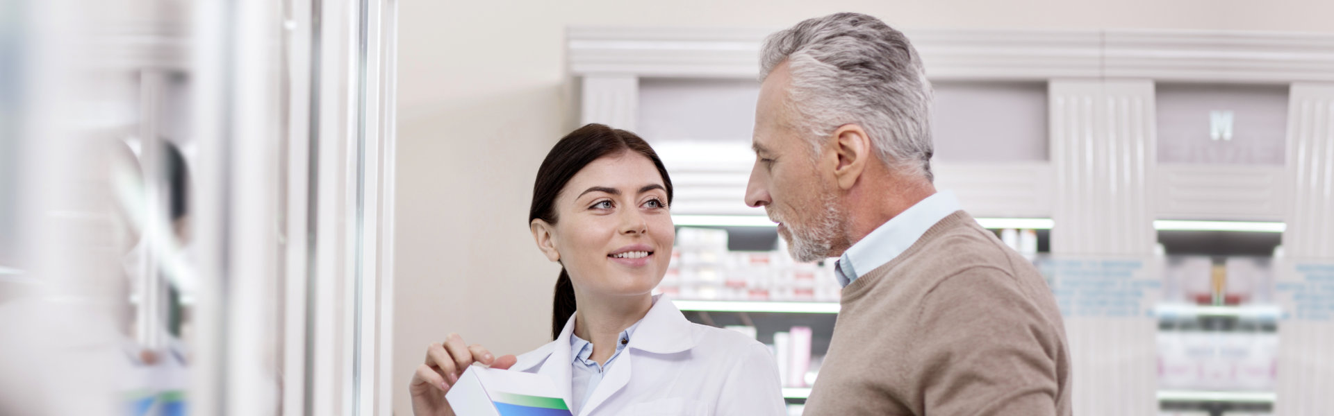 pharmacist smiling